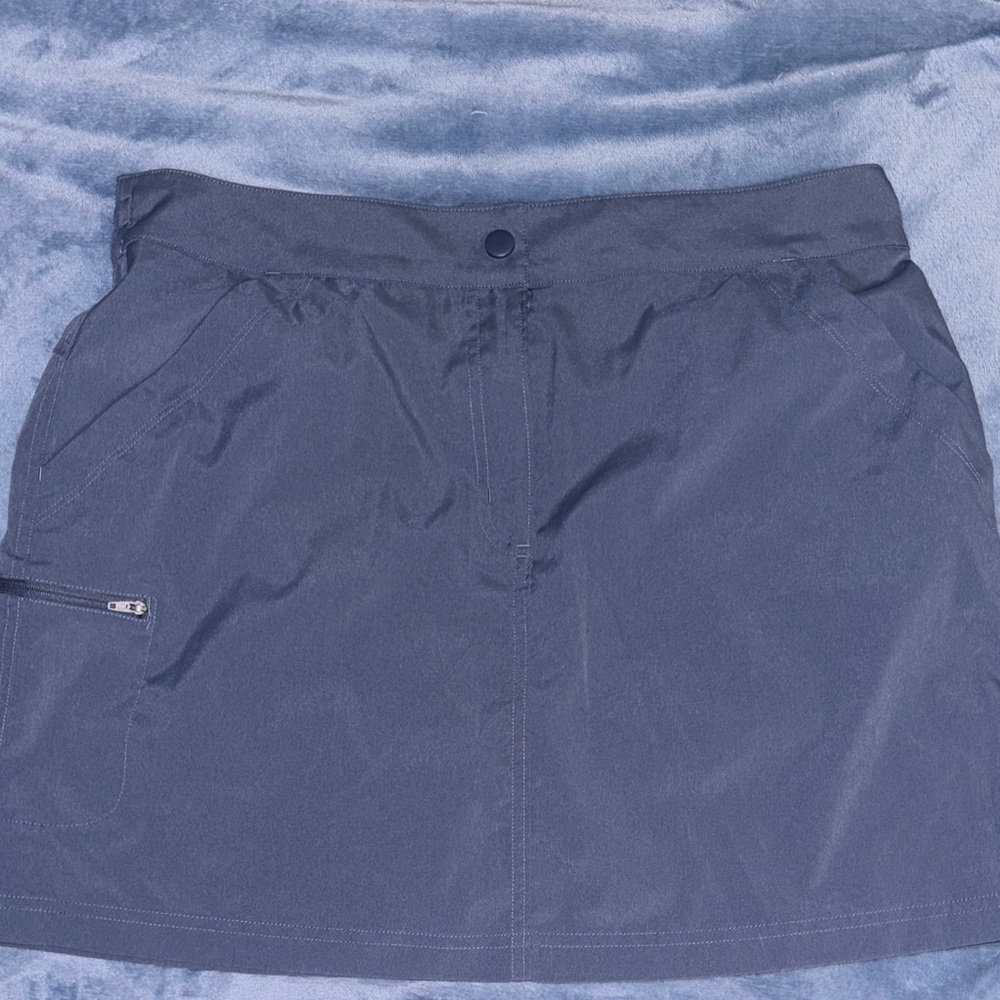 Blue mini Skirt short